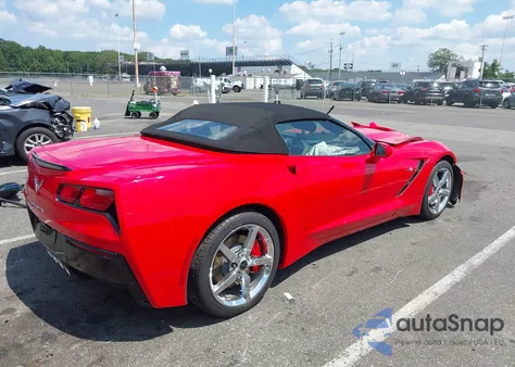 2014 Chevrolet Corvette Stingray из США, поврежденный, VIN 1G1YF3D77E5109875